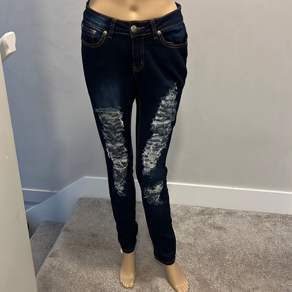 Distressed jeans from UWD size 5